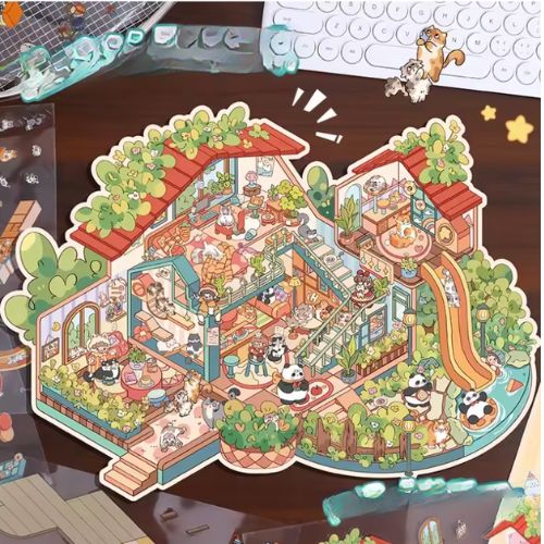Plus Size || Forest House, Fun House Stickers