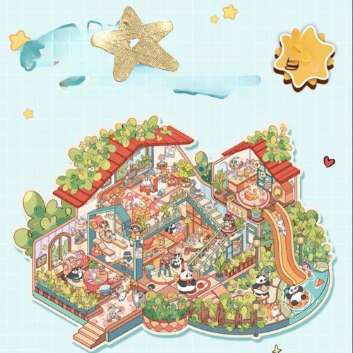 Plus Size || Forest House, Fun House Stickers