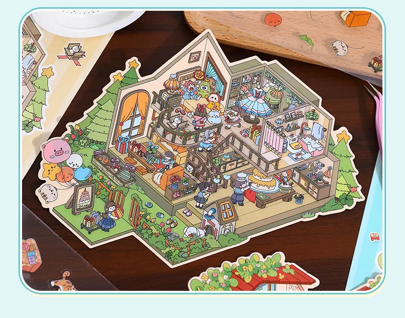 Plus Size || Forest House, Fun House Stickers