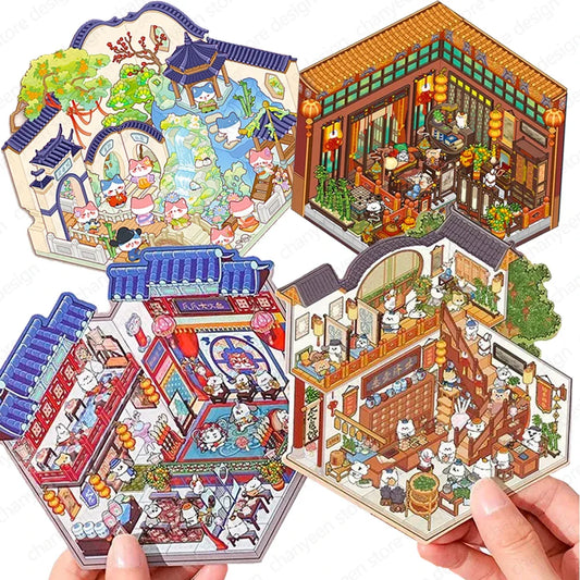 China Town, Theater, Pharmacy, Restaurant Stickers