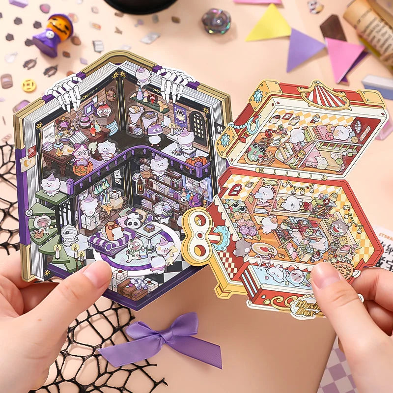 Treasure Chest, Wardrobe, Book, Windup Box Stickers