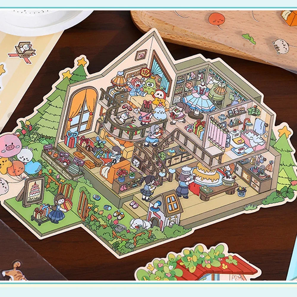 Plus Size || Forest House, Fun House Stickers