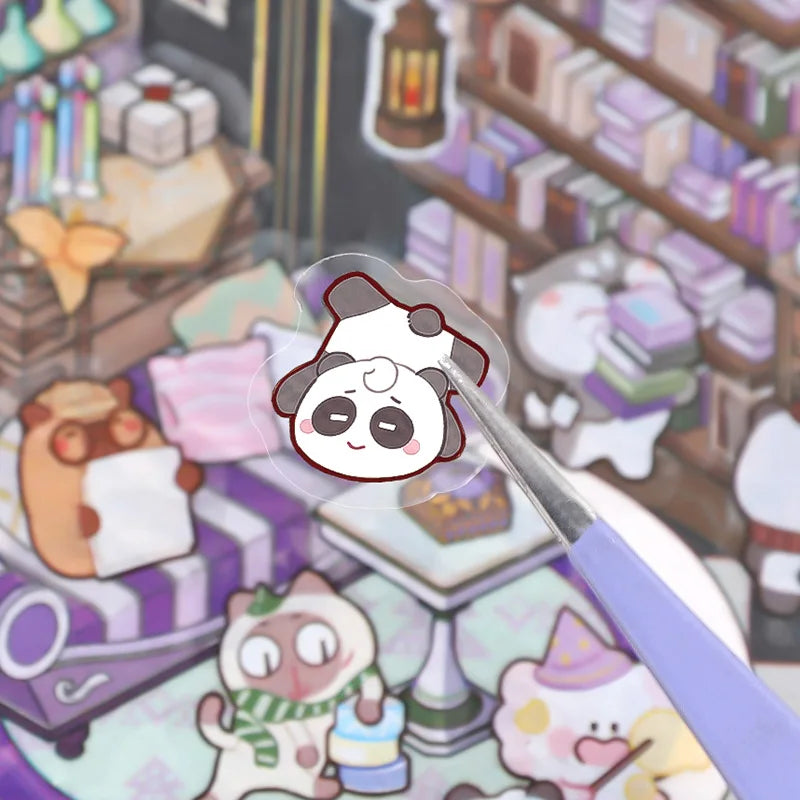 Treasure Chest, Wardrobe, Book, Windup Box Stickers
