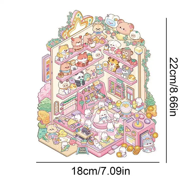 Birthday Cake, Toy Shop Stickers
