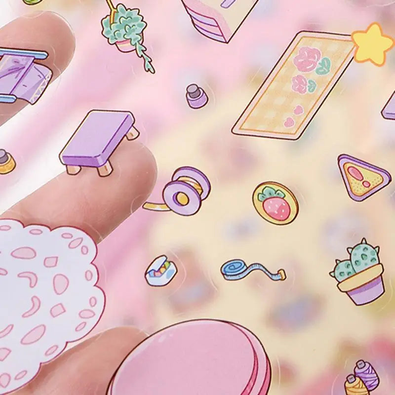 Birthday Cake, Toy Shop Stickers