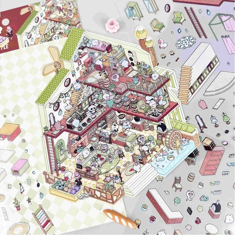 Magical Castle Sticker Set