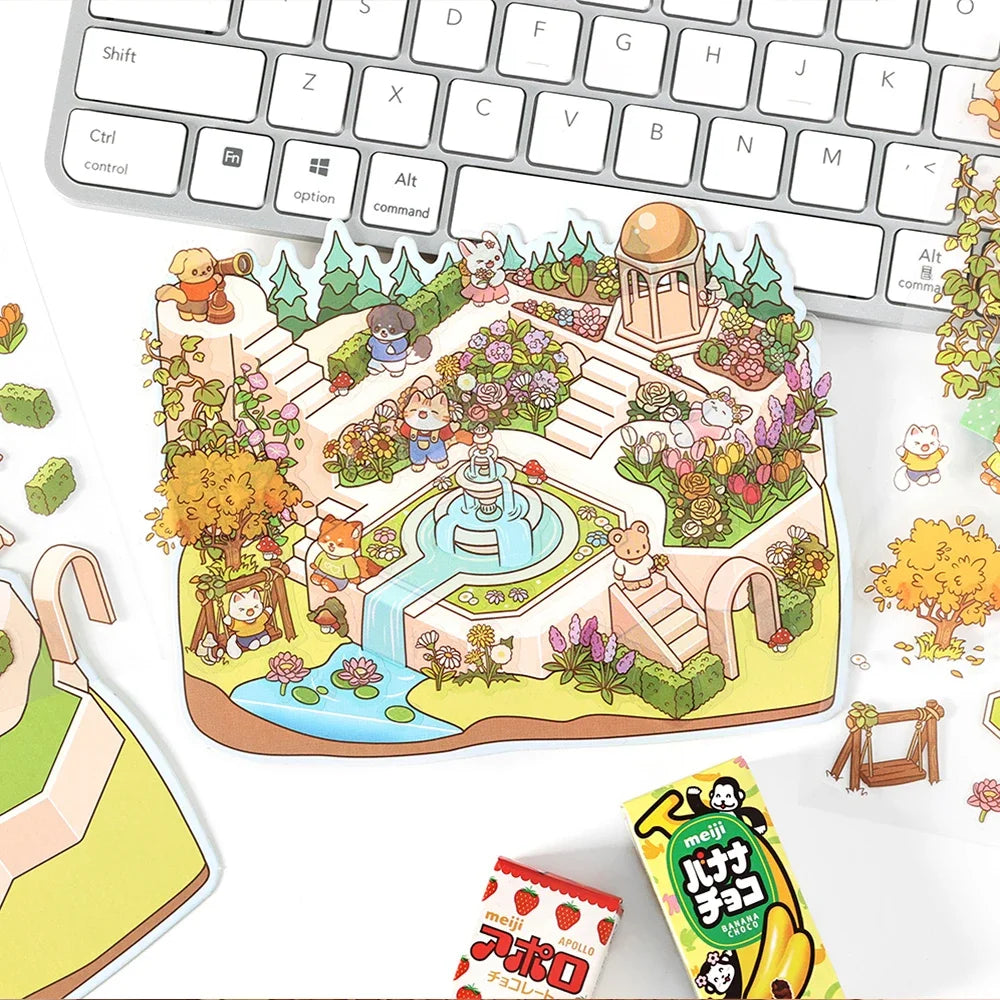 Sushi Shop, Park, Hostel, Bakery