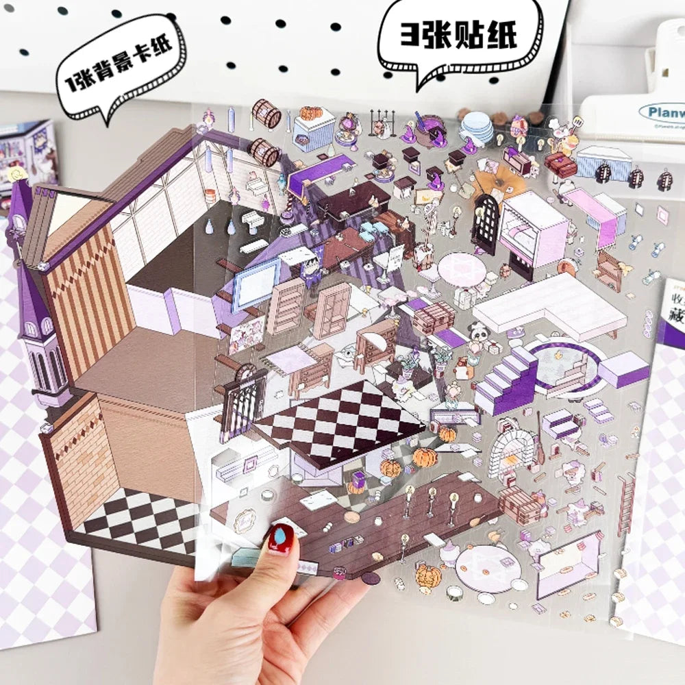 Magical Castle Sticker Set