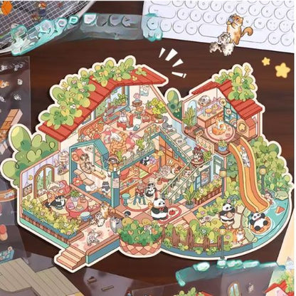 Plus Size || Forest House, Fun House Stickers