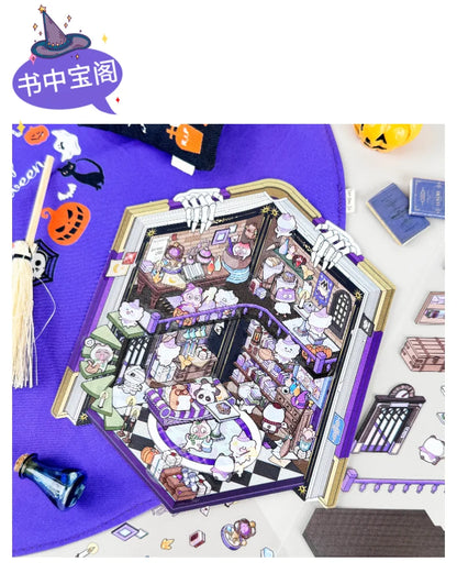 Treasure Chest, Wardrobe, Book, Windup Box Stickers