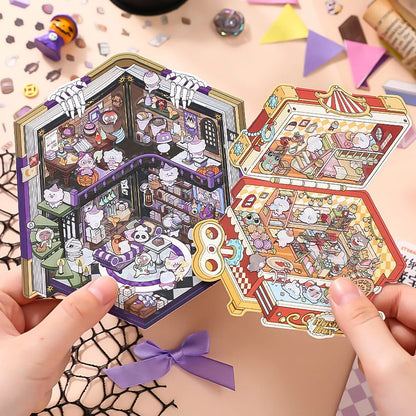 Treasure Chest, Wardrobe, Book, Windup Box Stickers