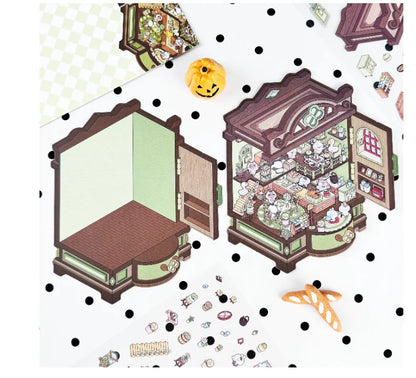 Treasure Chest, Wardrobe, Book, Windup Box Stickers