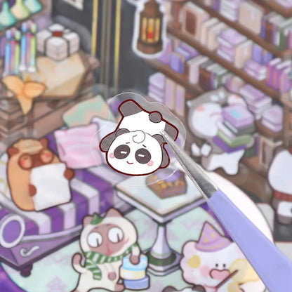 Treasure Chest, Wardrobe, Book, Windup Box Stickers