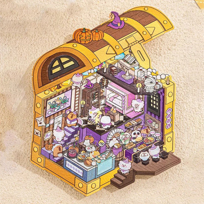 Treasure Chest, Wardrobe, Book, Windup Box Stickers